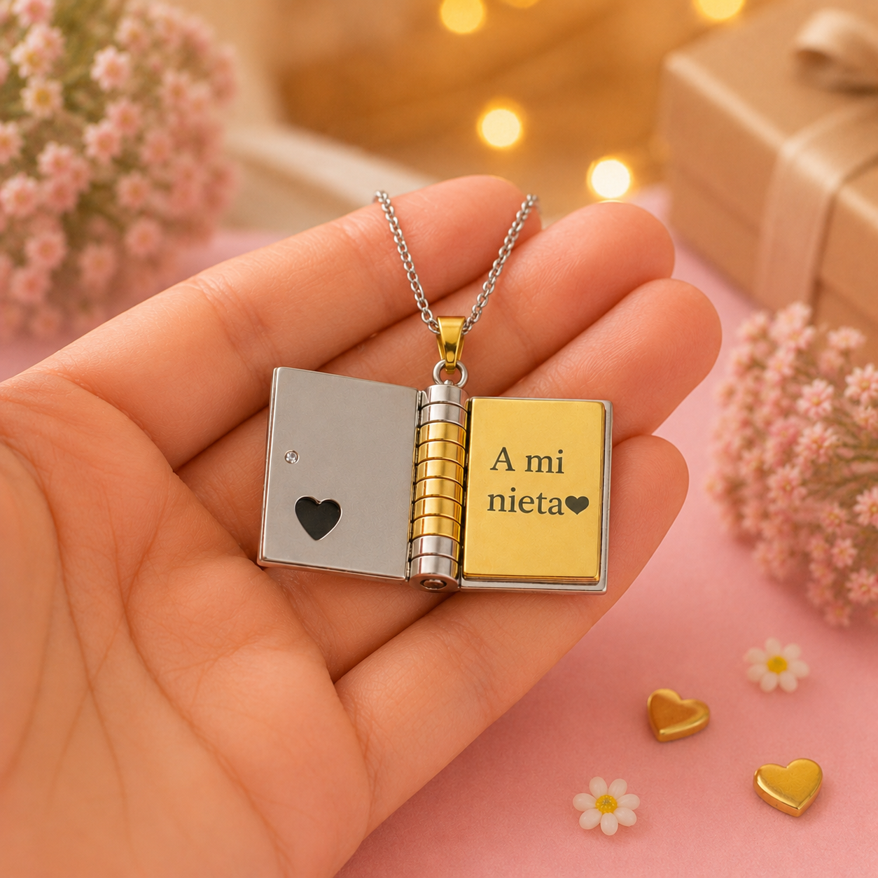 Libro Collar - Mi Pequeña Estrella para Mi Nieta