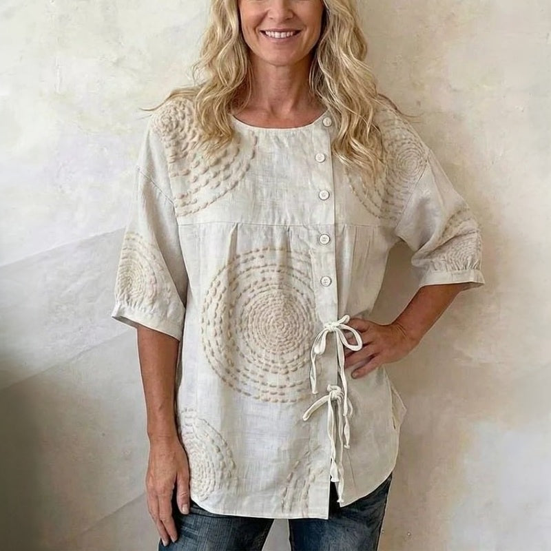 Silvia - Blusa Casual Vintage
