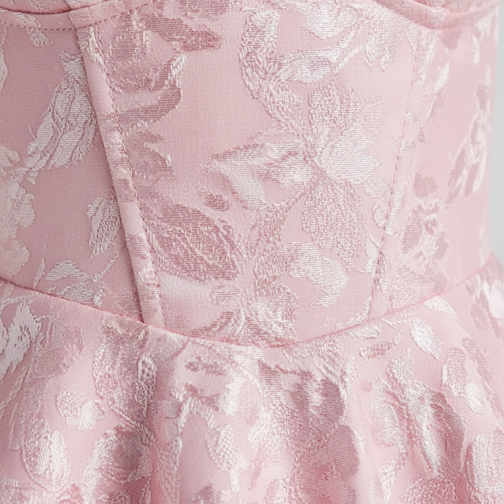 Elowen | Vestido Maxi de Mujer para Invitada de Boda con Falda Plisada y Escote en V Profundo