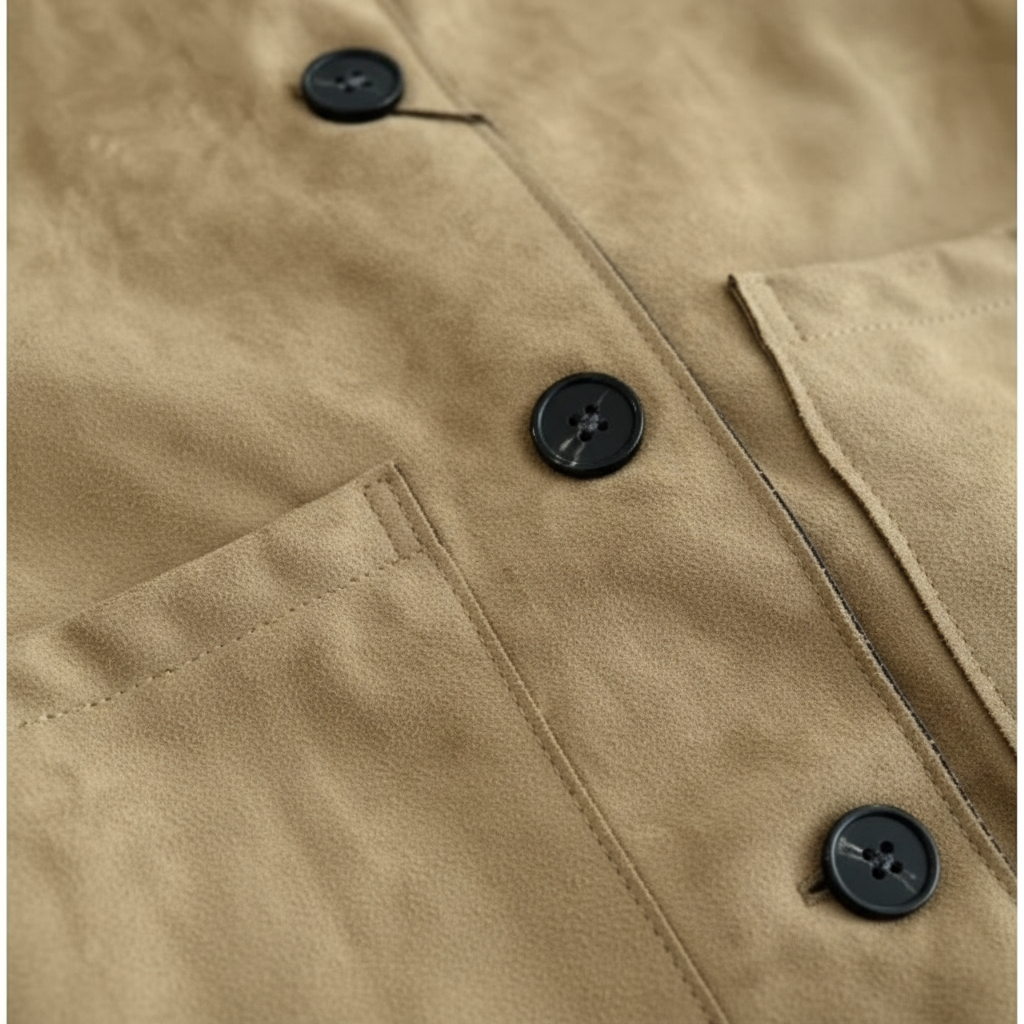 Emma | Chaqueta Bomber de Mujer con Botones Delanteros y Bolsillos de Parche | Minimalista