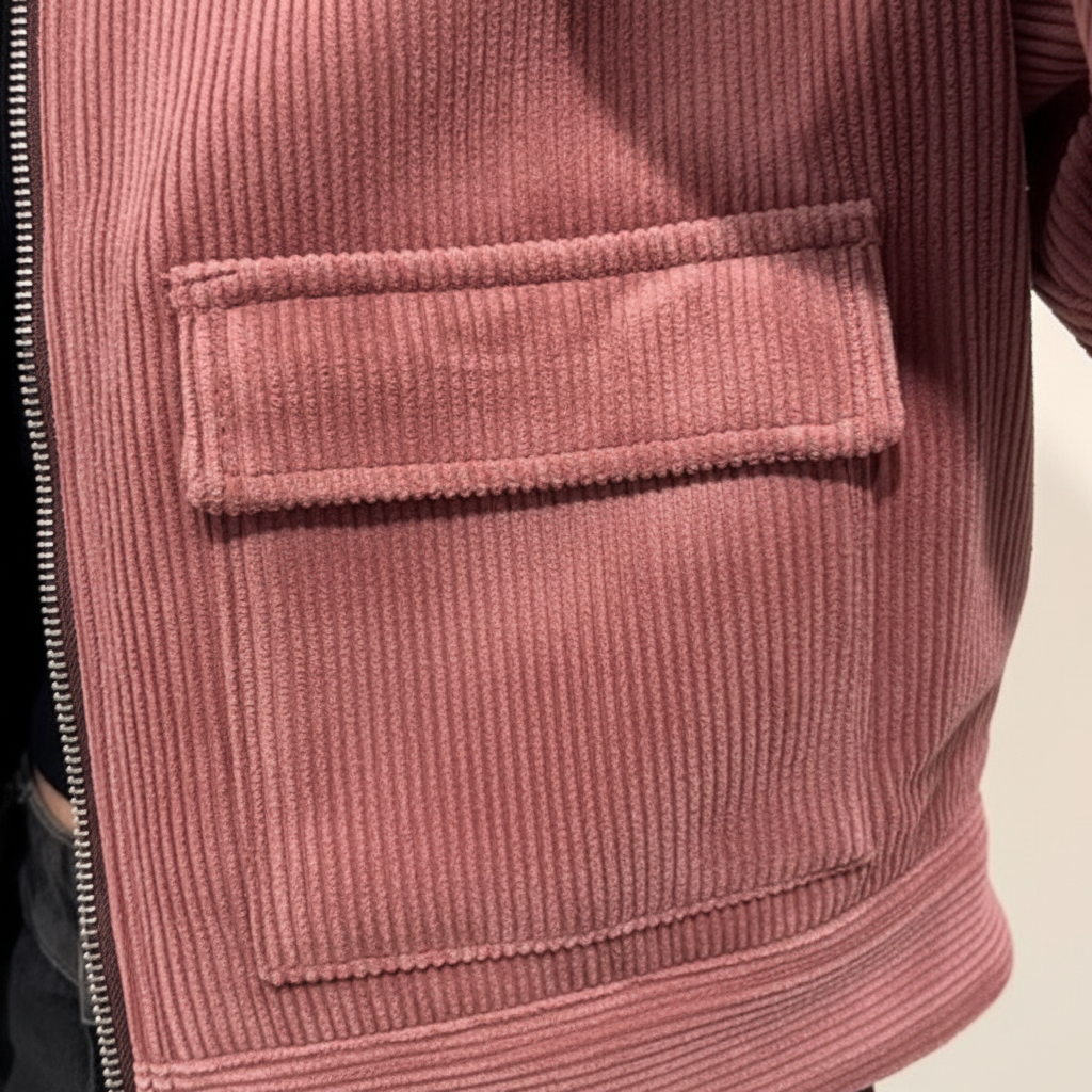 Emma | Chaqueta de Mujer con Cremallera Delantera y Bolsillos en el Pecho | Casual