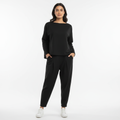 Emma | Conjunto de Mujer con Top de Manga Larga y Pantalón Tobillero | Casual