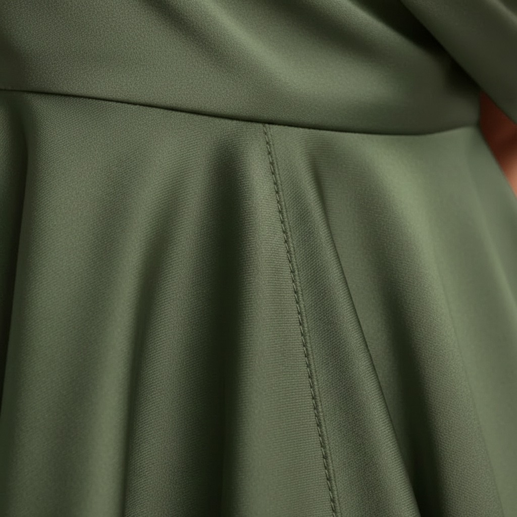 Emma | Vestido de Mujer para Invitada de Boda con Escote Asimétrico y Detalle Drapeado | Elegante