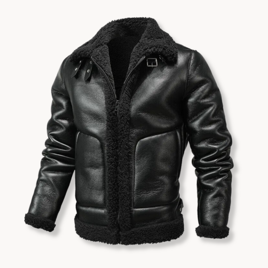 Chaqueta de Cuero Shearling Classic