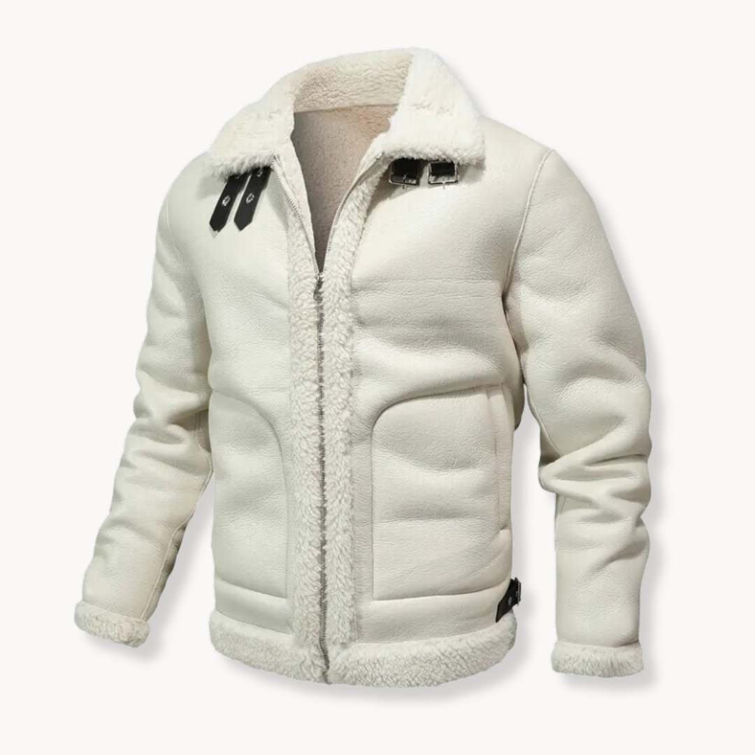 Chaqueta de Cuero Shearling Classic