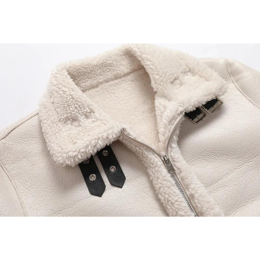 Chaqueta de Cuero Shearling Classic
