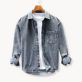 Camisa Vaquera Denim Retro Lavada