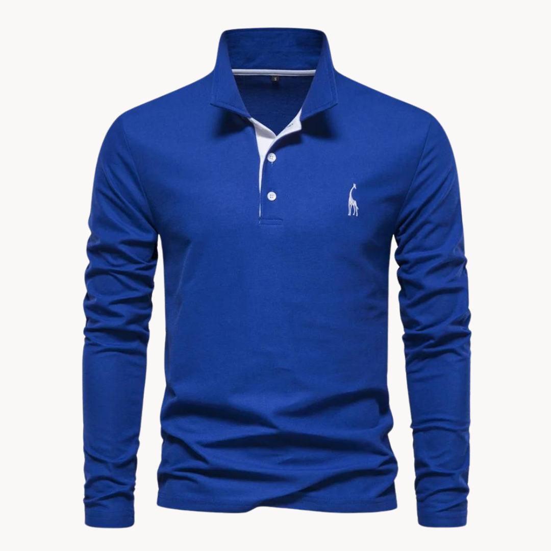 Polo Refined de Manga Larga