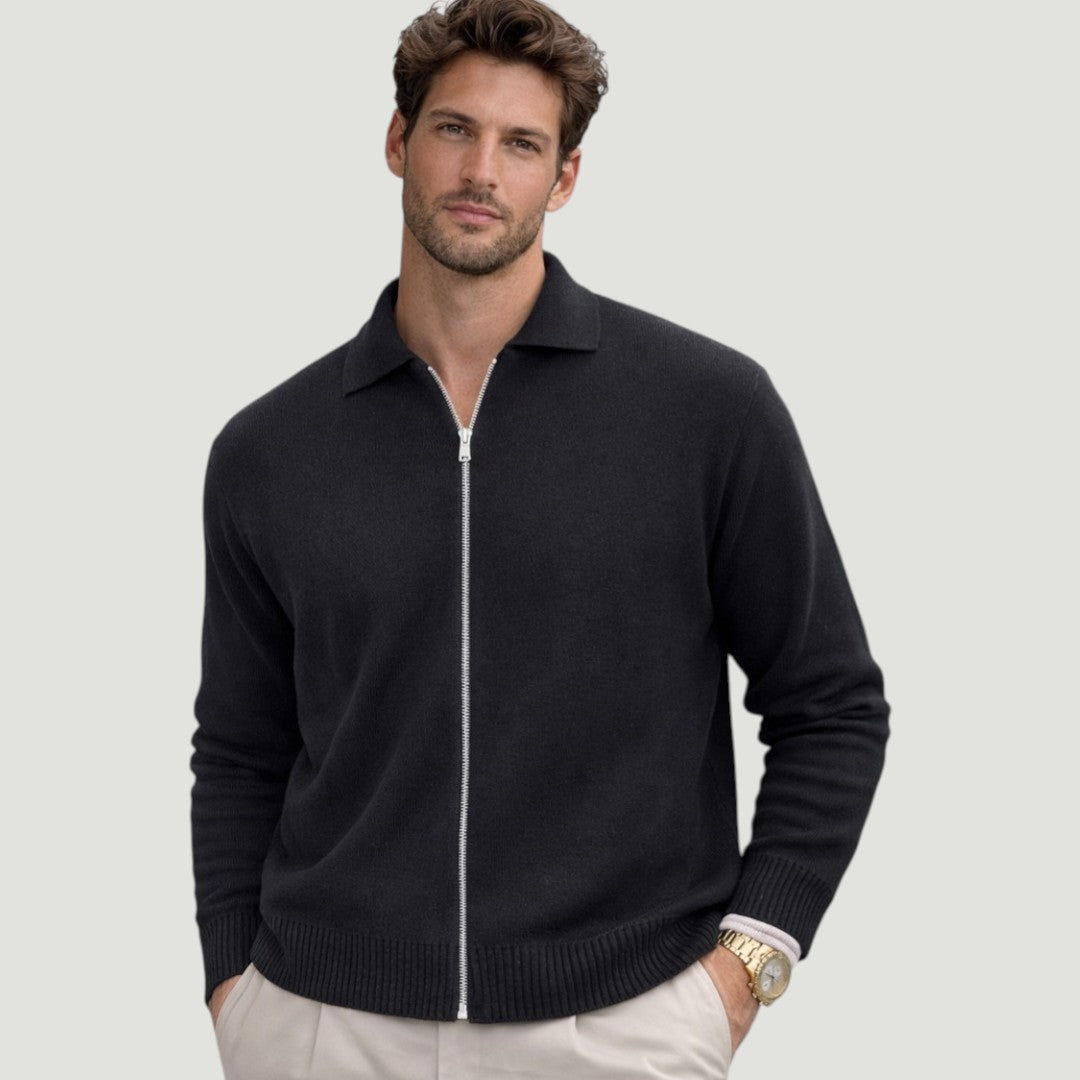 Fabio - Cardigan Polo Zip