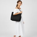Harper | Bolso de Playa de Mujer con Forma Estructurada y Asas de Hombro | Minimalista