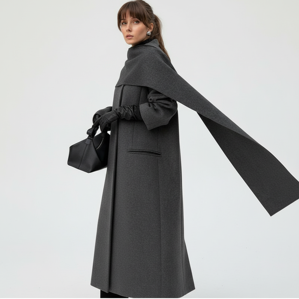 Harper | Abrigo Trench de Mujer con Cierre de Botones y Manga Larga | Atemporal