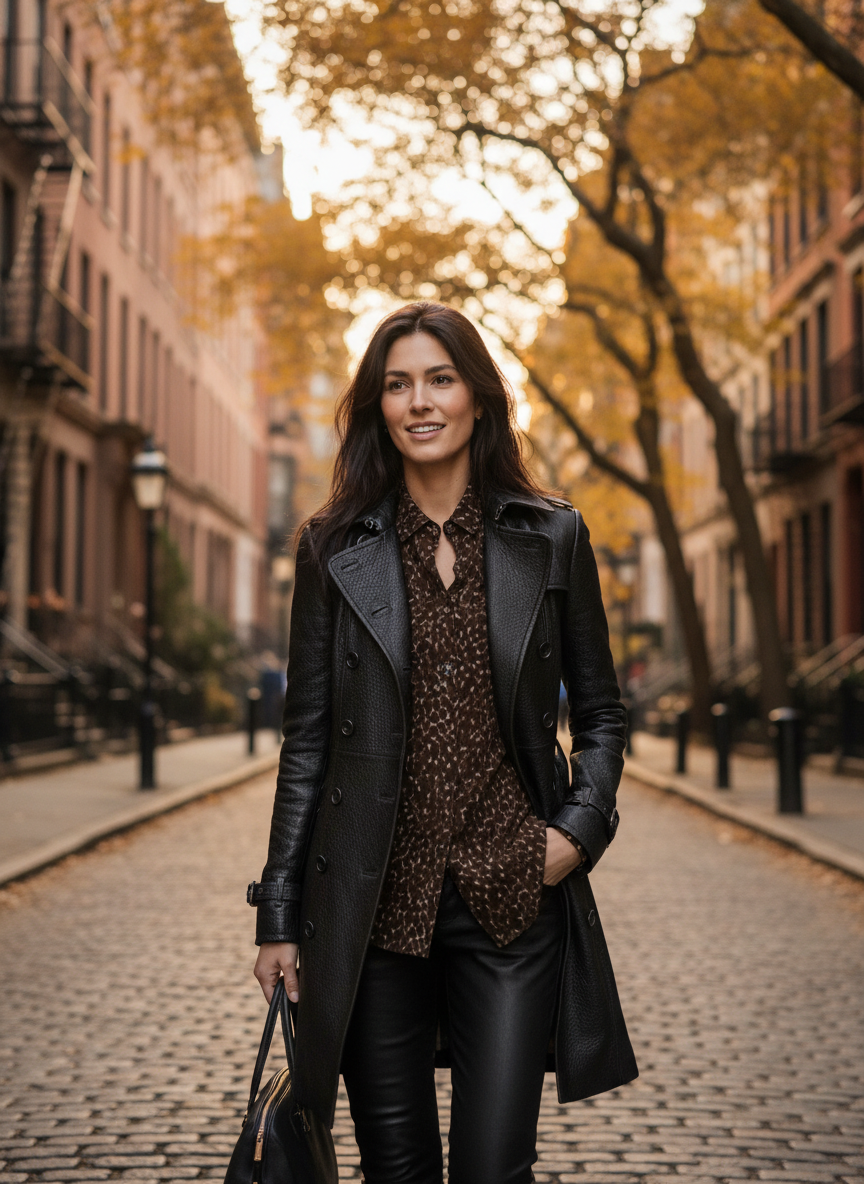 Liora | Abrigo Trench de Mujer con Botonadura Delantera y Cuello de Solapa