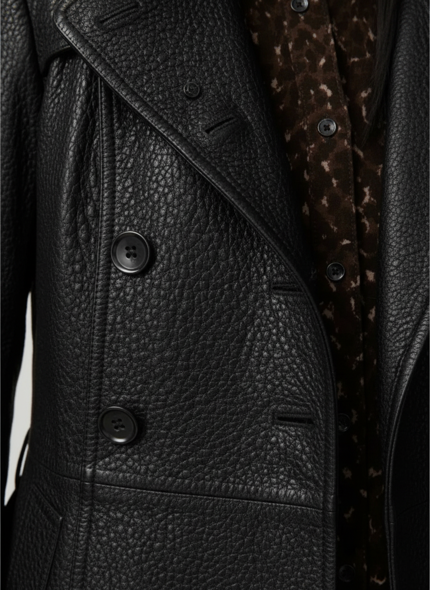 Liora | Abrigo Trench de Mujer con Botonadura Delantera y Cuello de Solapa