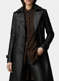 Liora | Abrigo Trench de Mujer con Botonadura Delantera y Cuello de Solapa