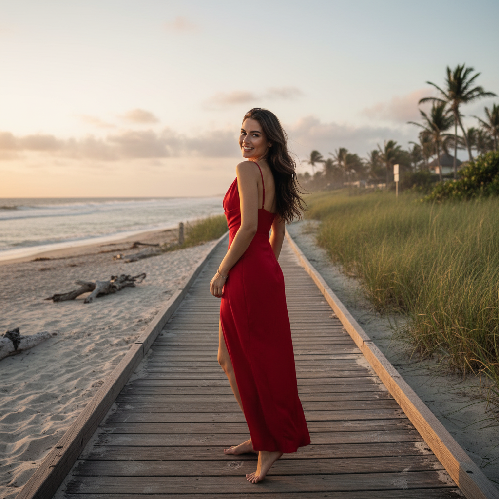 Madison | Vestido de Mujer para Invitada de Boda con Escote Drapeado y Abertura Lateral | Elegante