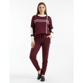 Olivia | Conjunto de Jersey y Pantalón de Mujer con Cuello Alto y Pantalón Plisado | Chic