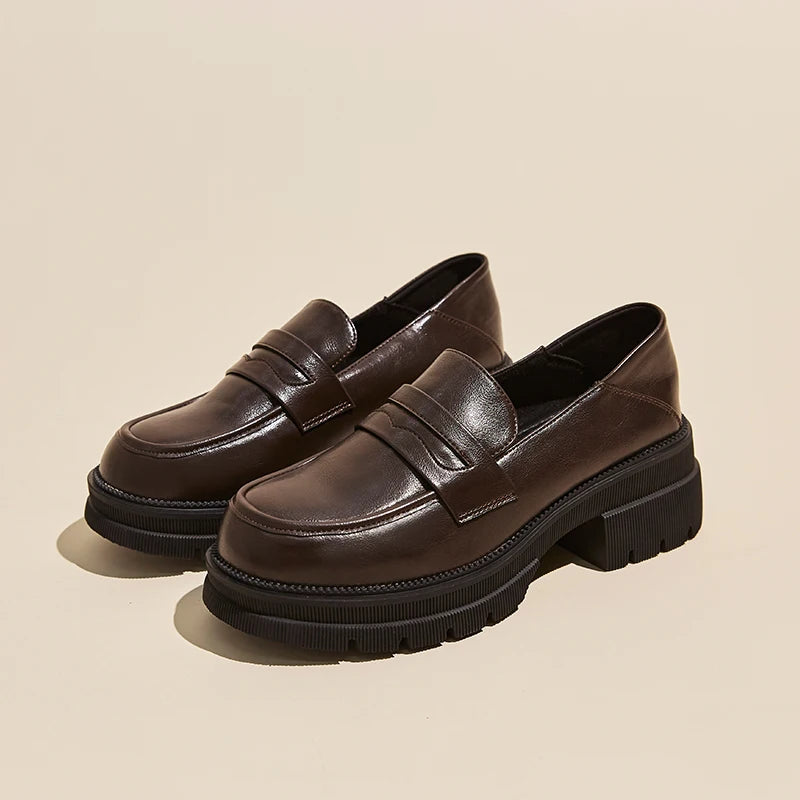 Bianca - Mocasines de Plataforma Premium