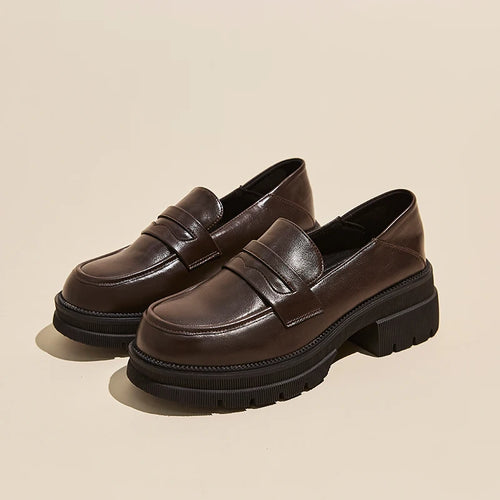 Bianca - Mocasines de Plataforma Premium