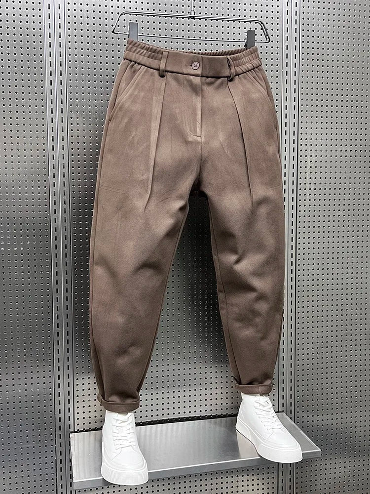 Marcin — Pantalón Melange de Elegancia Contemporánea