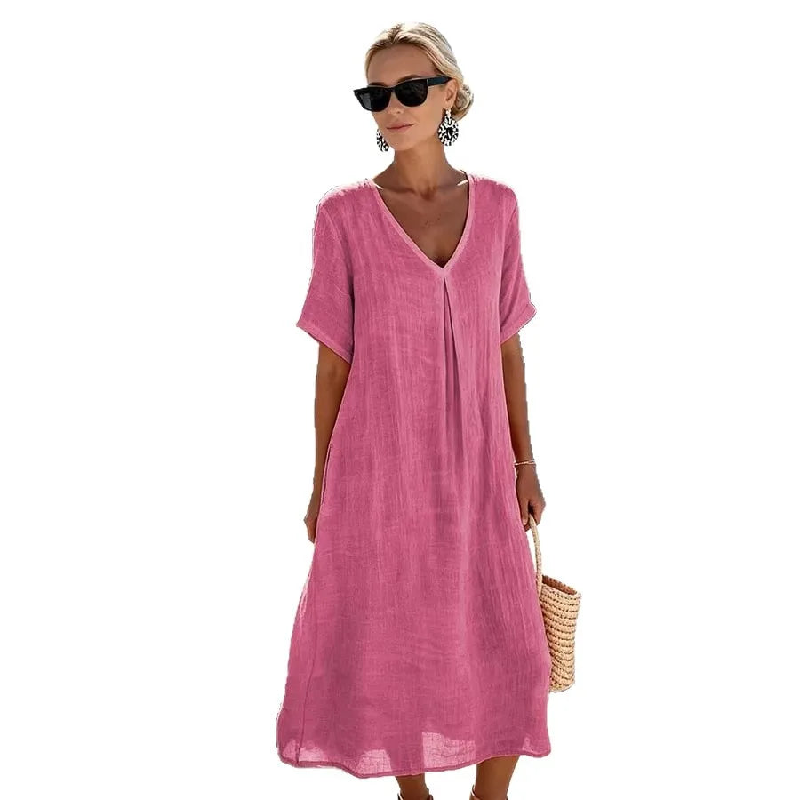 Carolina™  | Vestido Largo Holgado