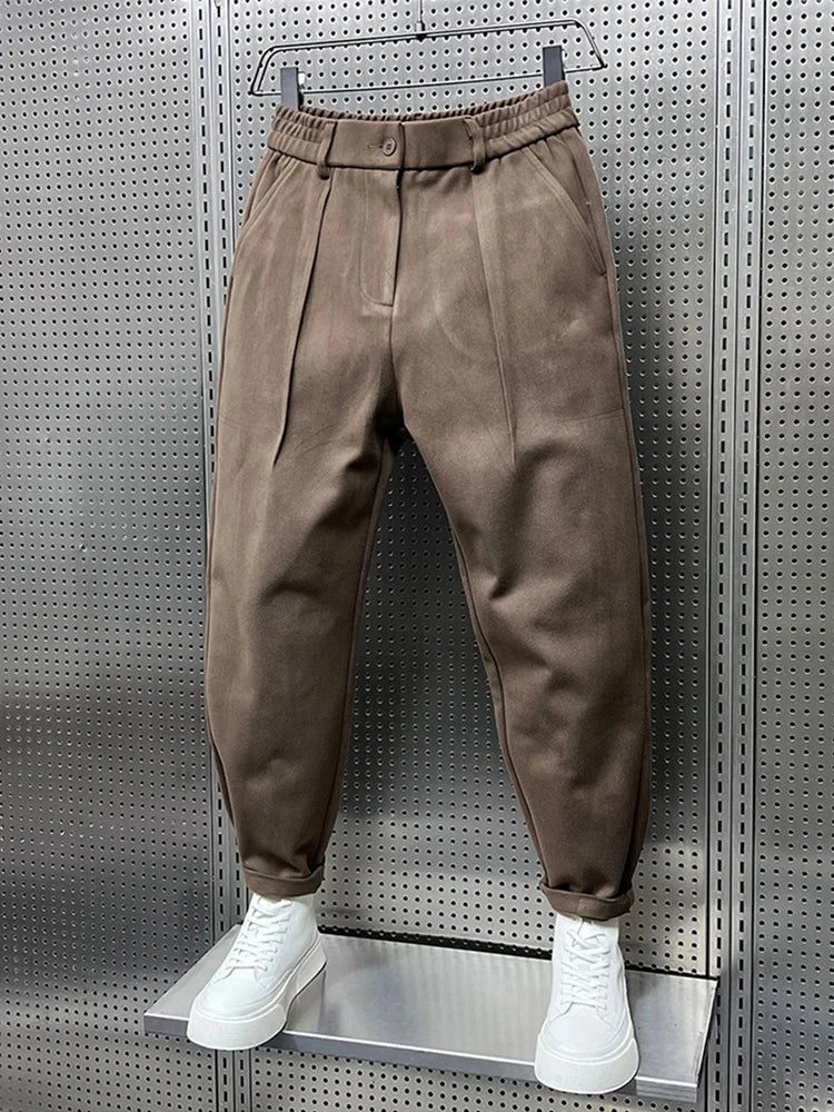 Marcin — Pantalón Melange de Elegancia Contemporánea