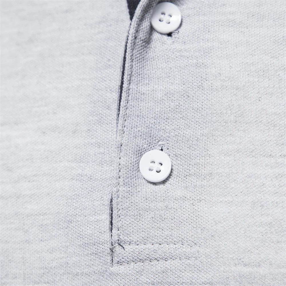 Polo Refined de Manga Larga