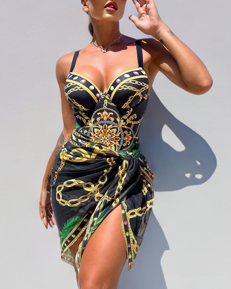 VALERIA® | BAÑADOR PUSH UP + FALDA