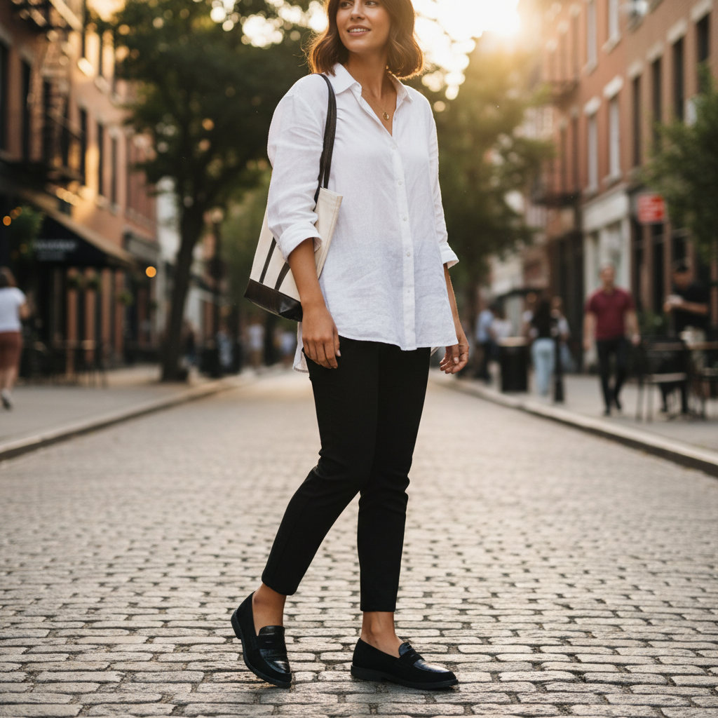 Sophia | Mocasines de Mujer con Textura de Cocodrilo, Diseño sin Cordones y Panel Elegante