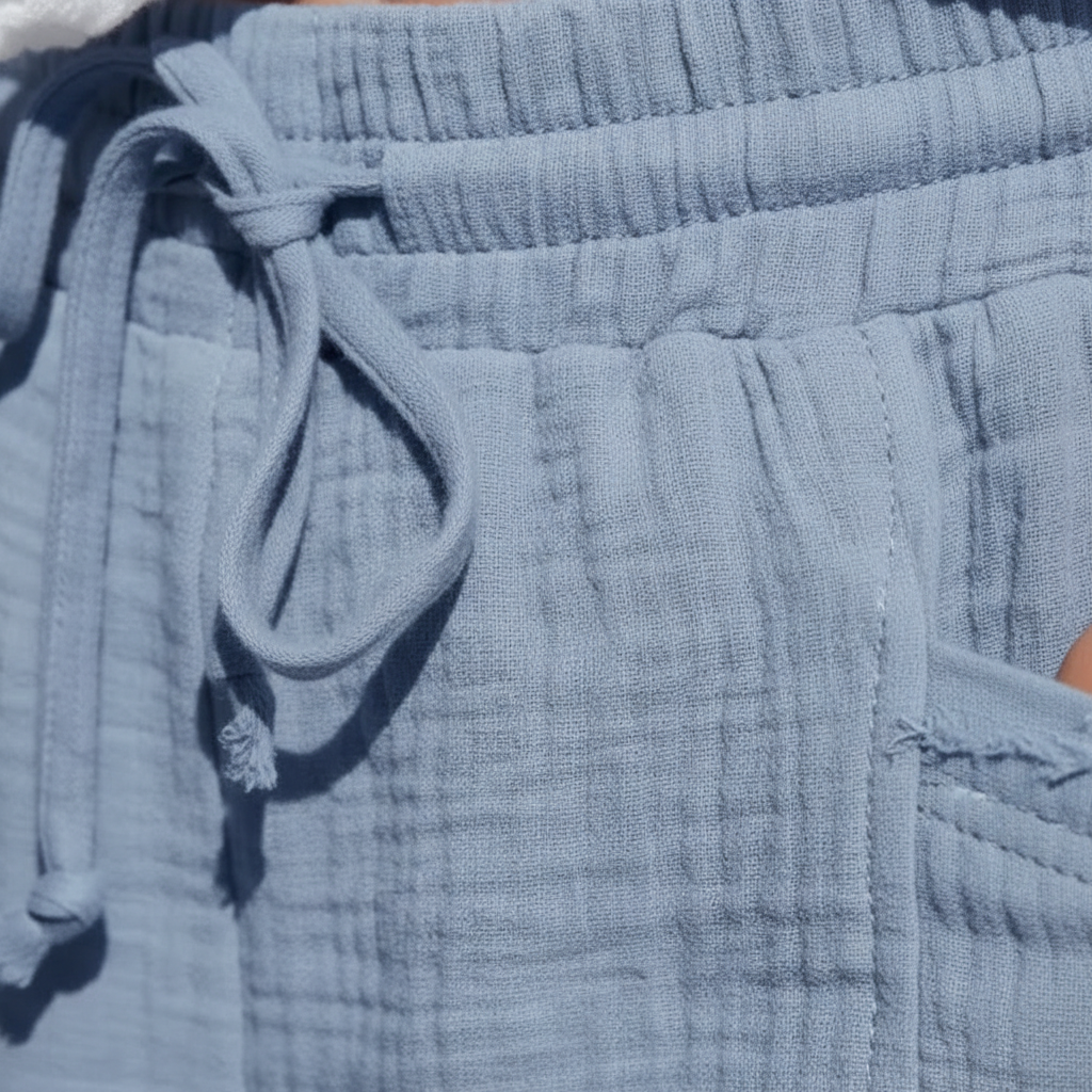 Sophia | Short de Mujer con Cintura de Cordón y Bolsillos Laterales | Casual