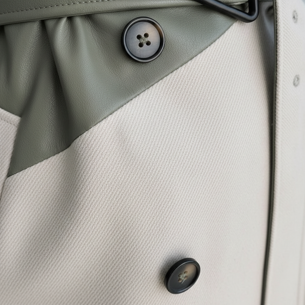 Sophia | Abrigo Trench de Mujer con Cuello Alto y Cintura Ajustada con Cinturón | Elegante