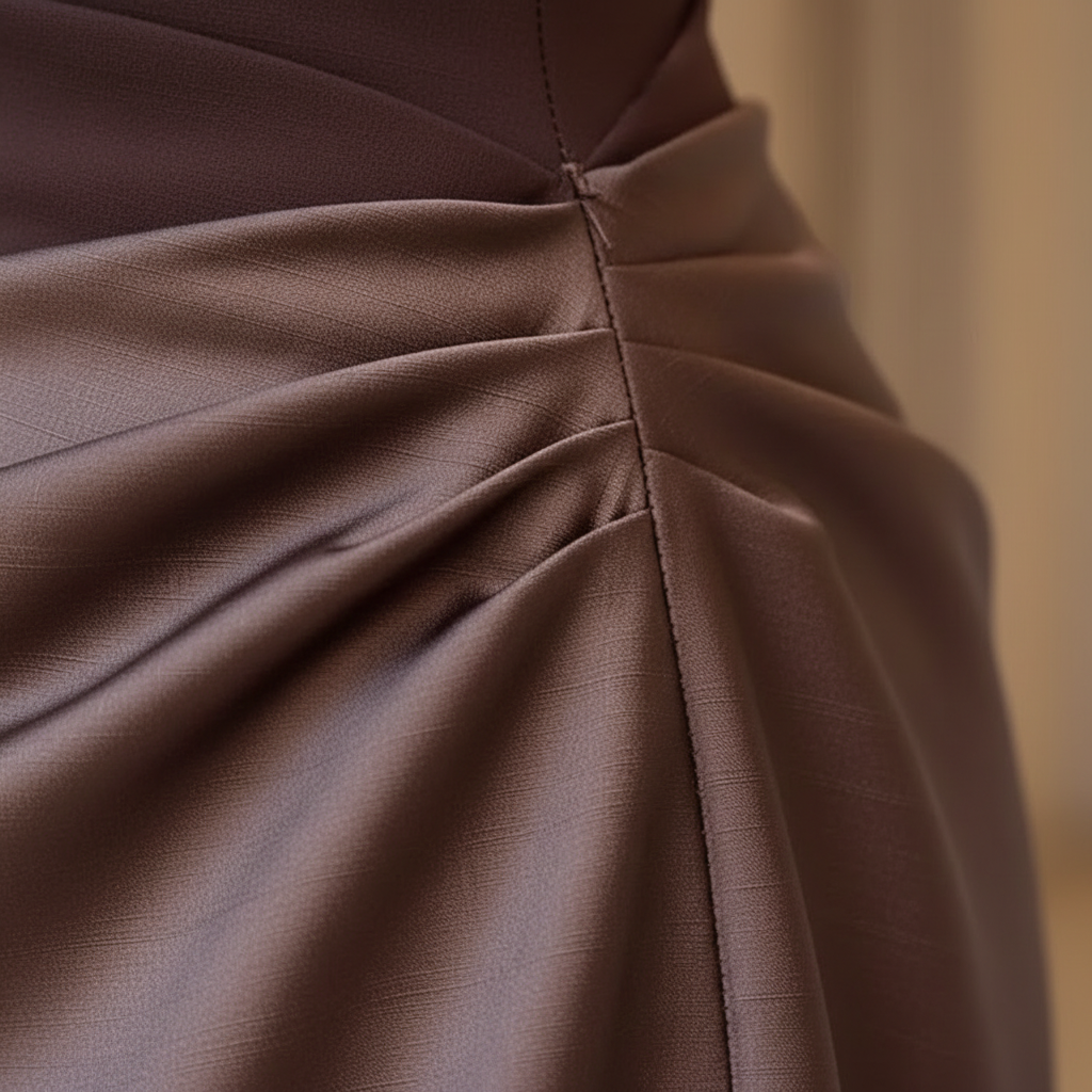 Sophia | Vestido de Mujer para Invitada de Boda con Escote de Un Hombro y Efecto Drapeado | Elegante