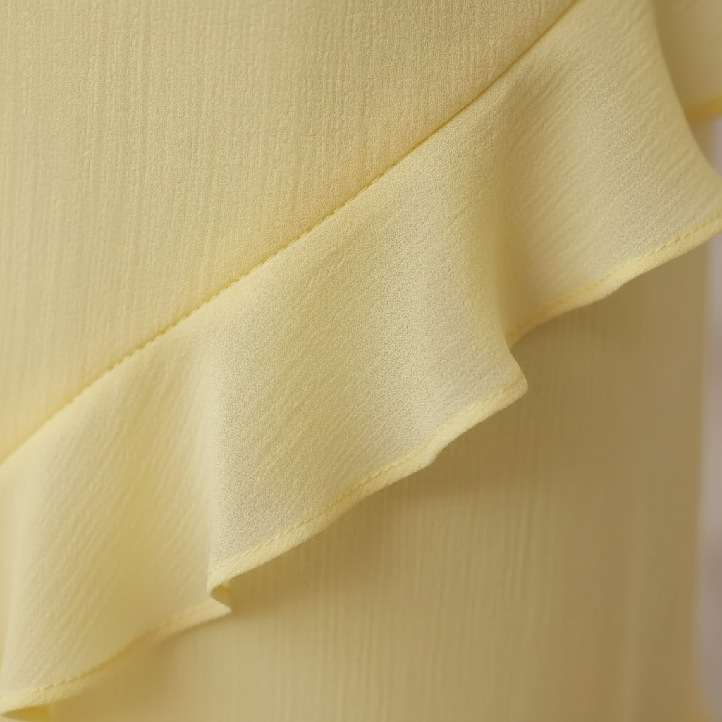Sophia | Vestido de Mujer para Invitada de Boda Sin Mangas con Detalle de Volantes | Elegante