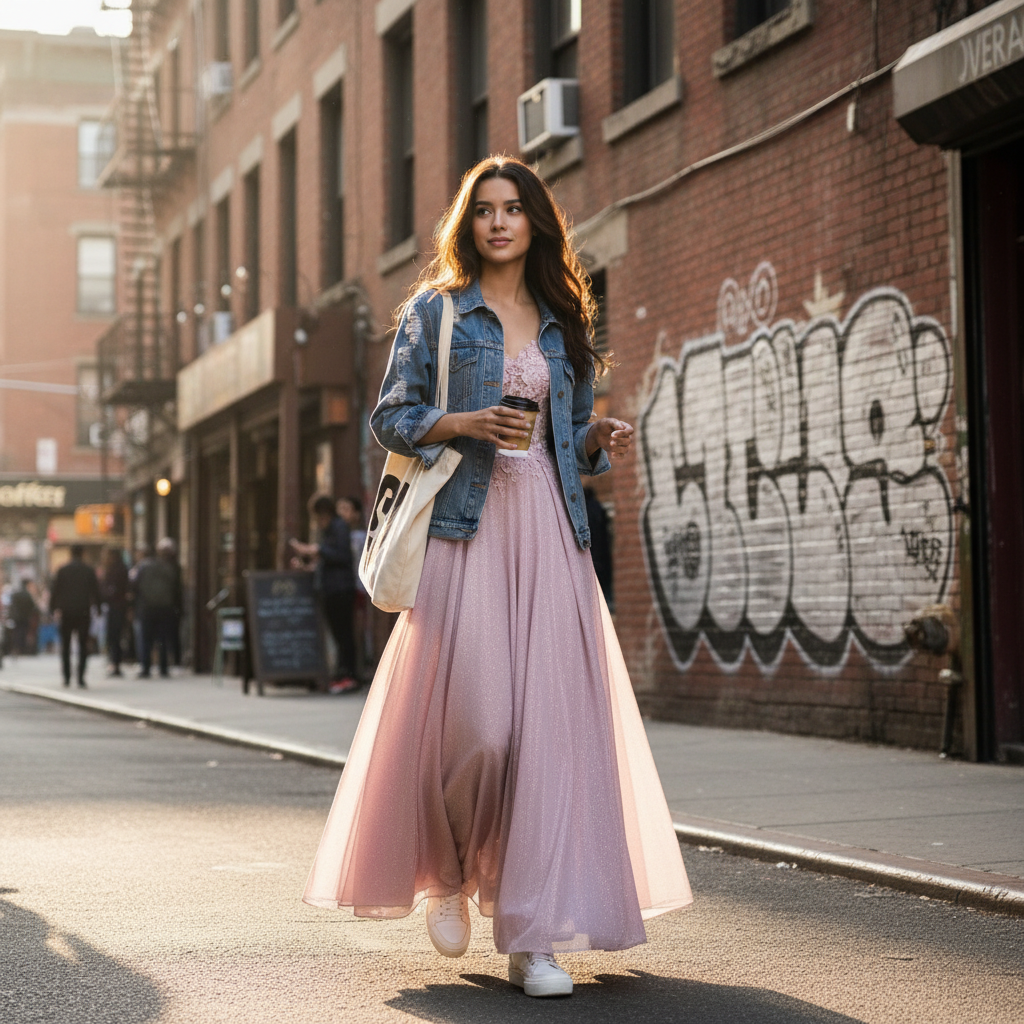 Sophia | Vestido de Mujer para Invitada de Boda con Tirantes Finos y Falda Plisada | Elegante