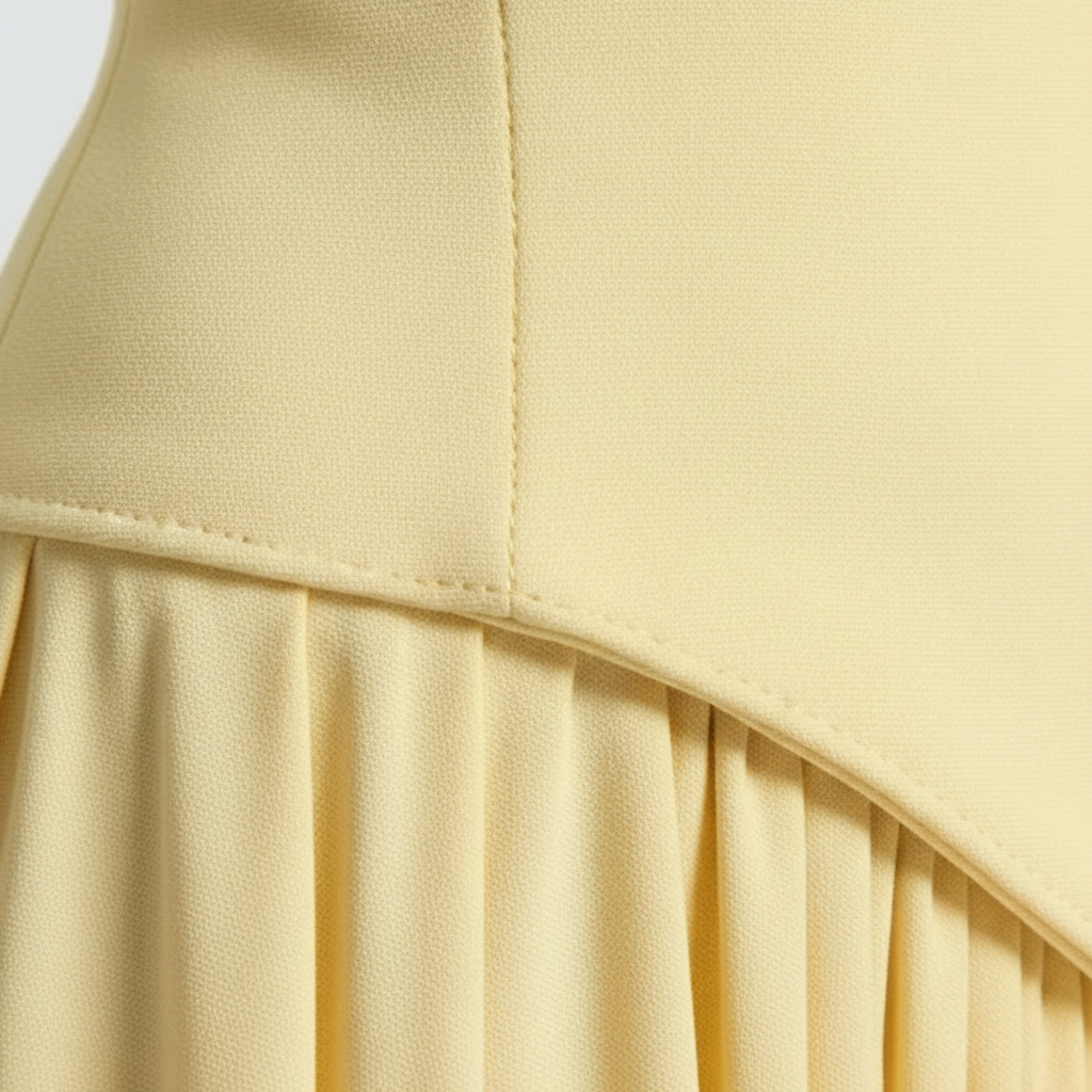 Sophia | Vestido de Mujer para Invitada de Boda con Escote Sin Tirantes y Abertura Lateral | Elegante
