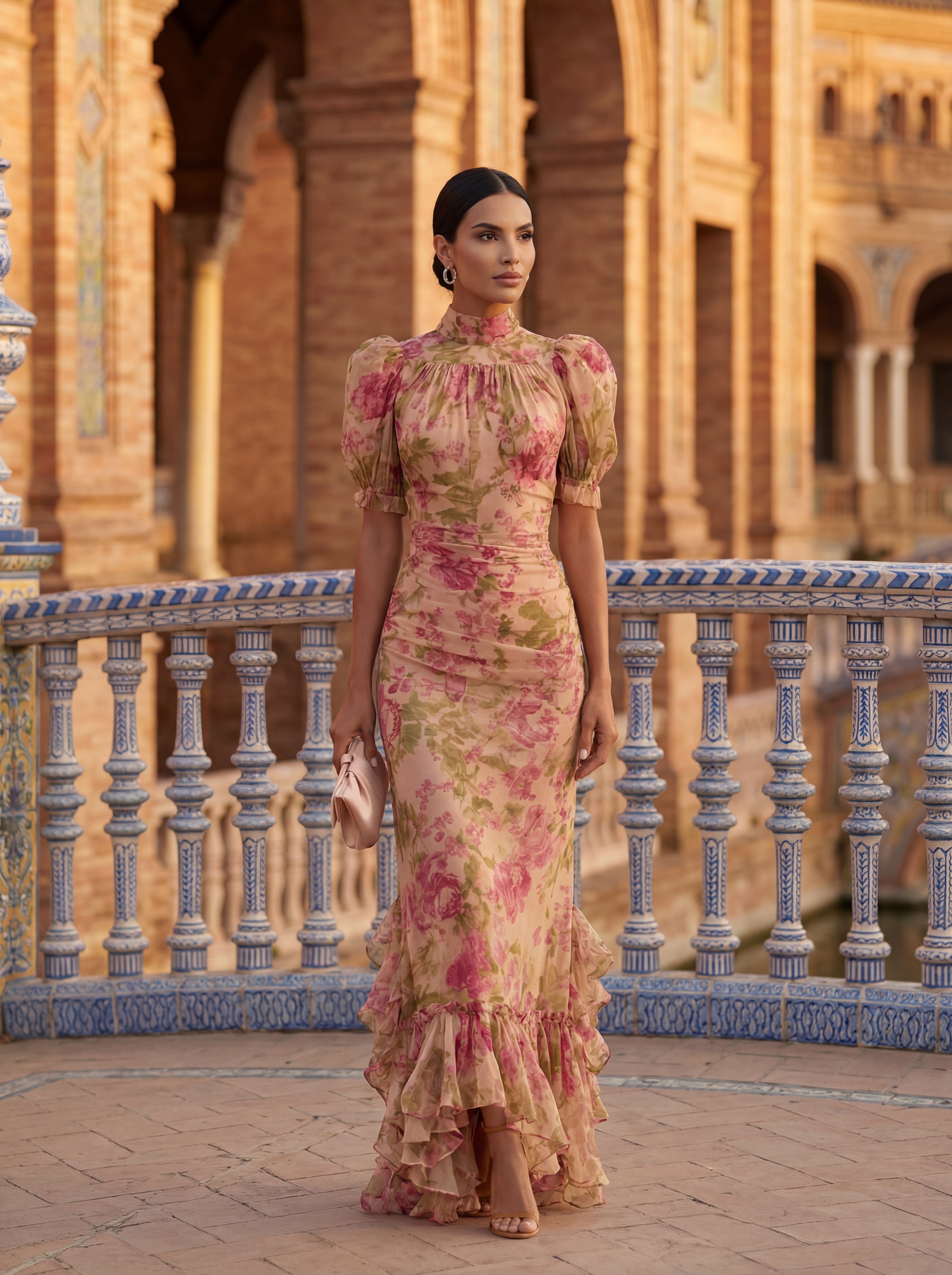 Valentina - Vestido Bordado de Inspiración Mediterránea