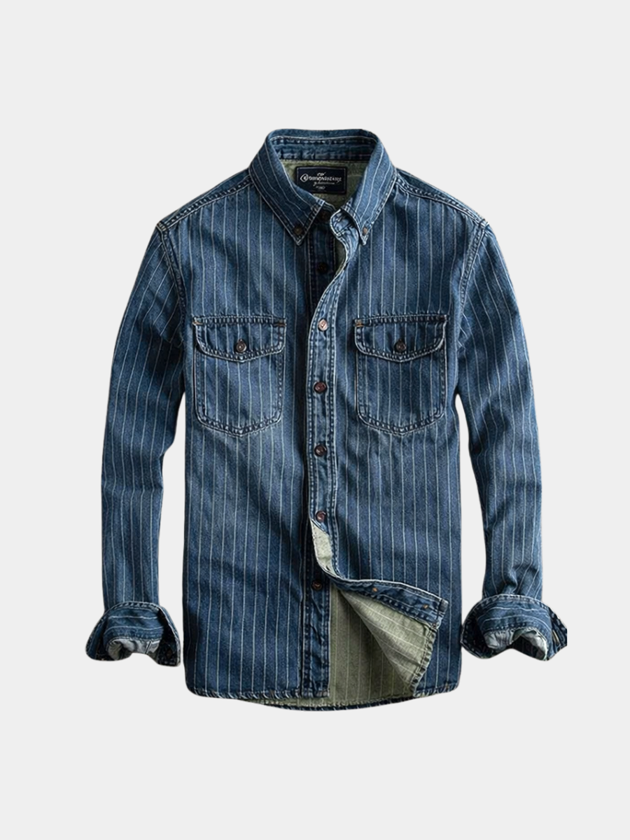 Pedro - CAMISA DE MANGA LARGA A RAYAS PARA HOMBRE