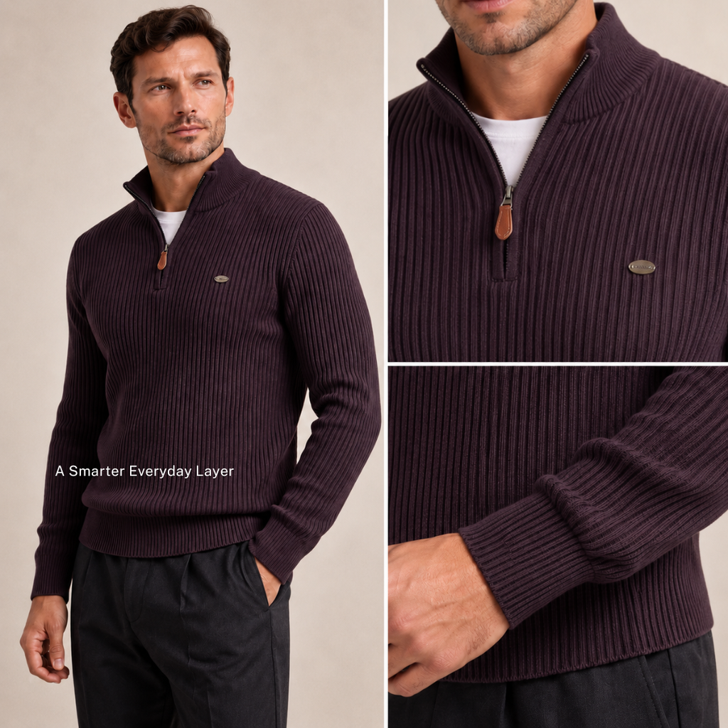 Jersey Wexley de Canalé con Media Cremallera