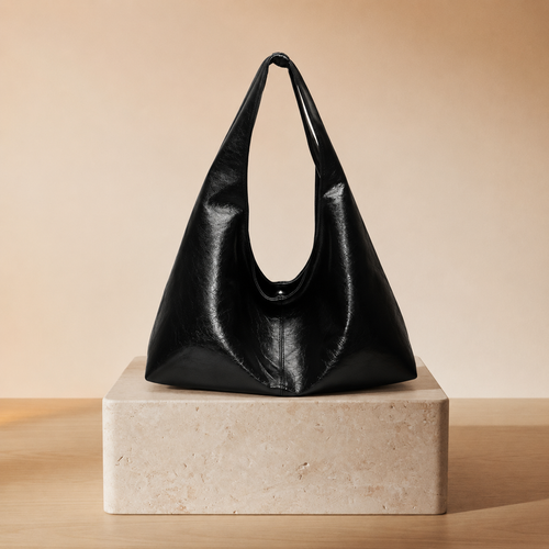 Bolso Hobo Piel Texturizada