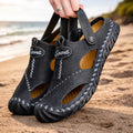 Valentino™ | Sandalias Playeras de Cuero Premium