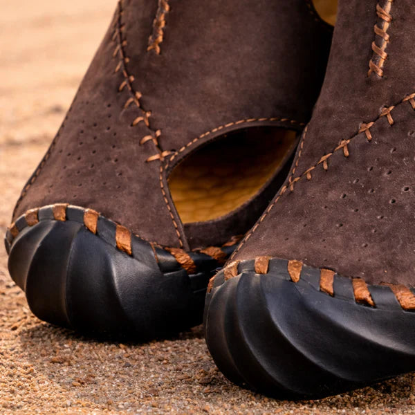 Valentino™ | Sandalias Playeras de Cuero Premium
