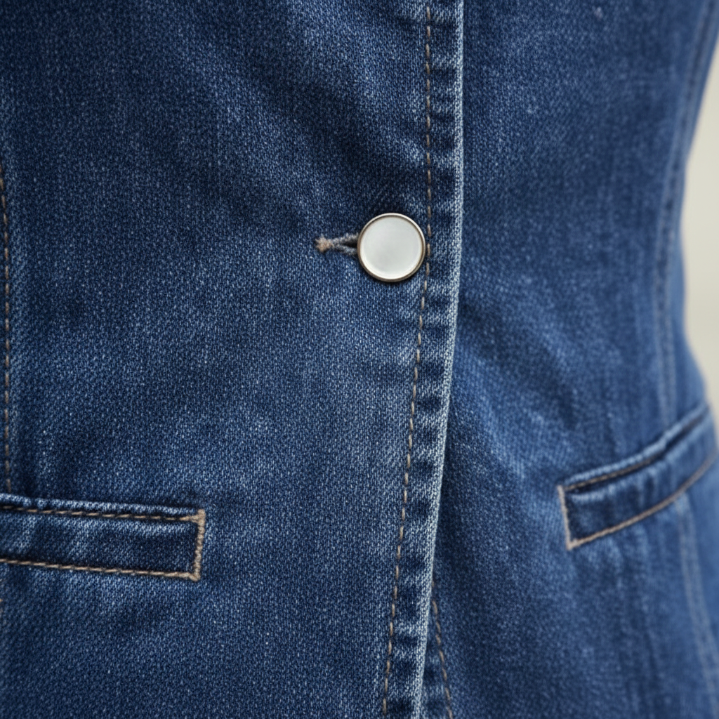 Emma | Conjunto de Dos Piezas de Mujer con Top Sin Mangas y Detalle de Botones | Casual