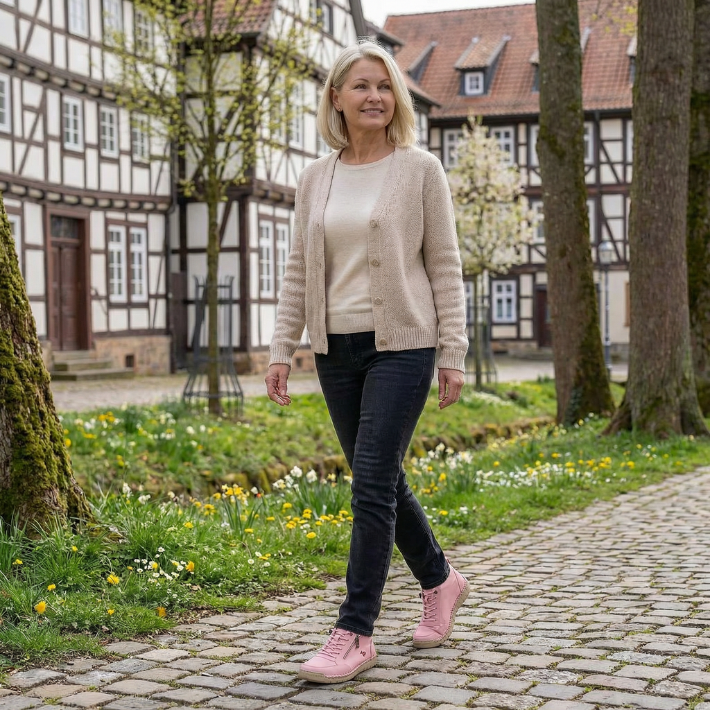 Mila  – Zapatillas Ortopédicas Con Cremallera