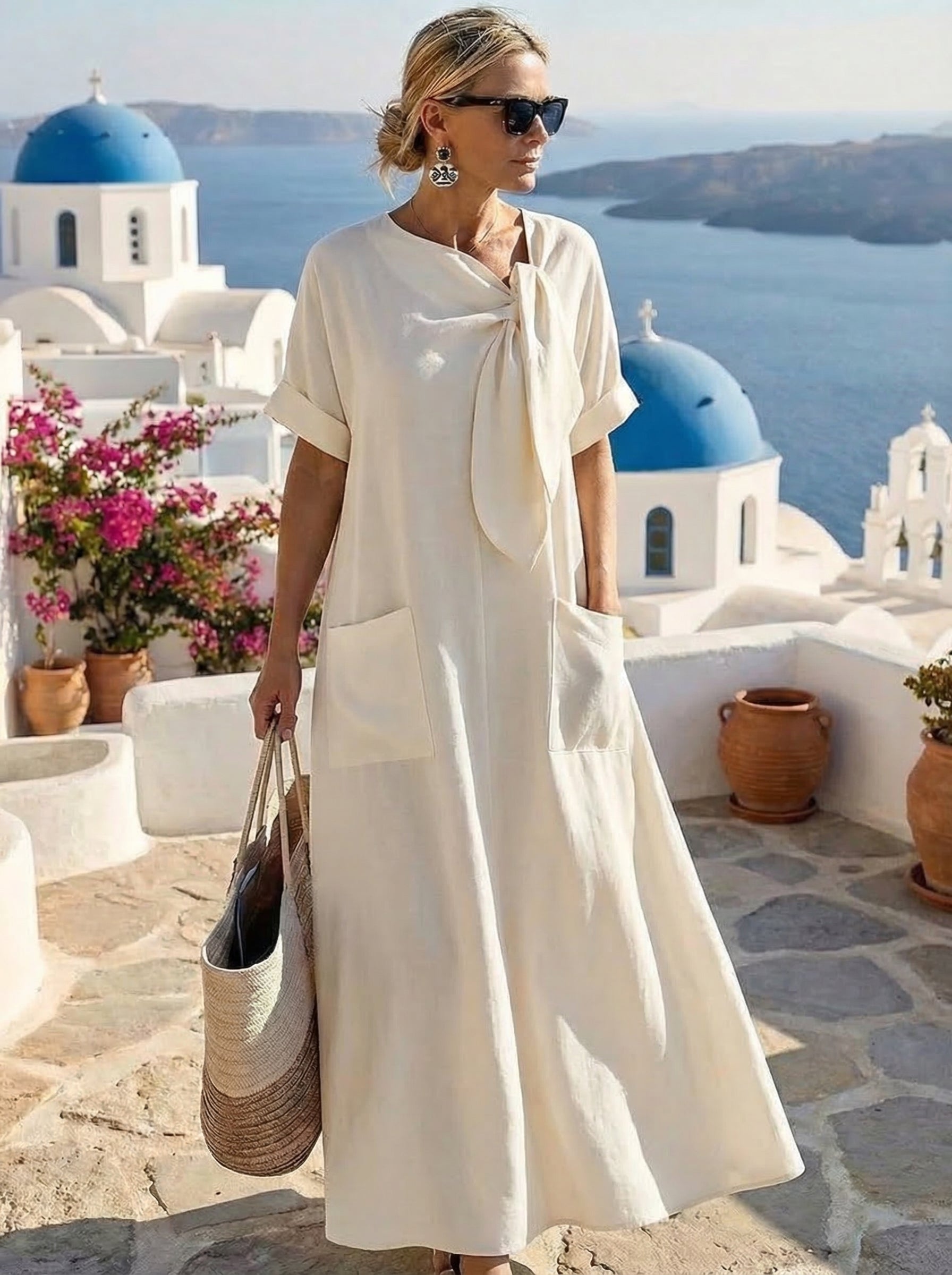 Fleur™ - Vestido Elegante con Bolsillos - Estilo Refinado y Practicidad