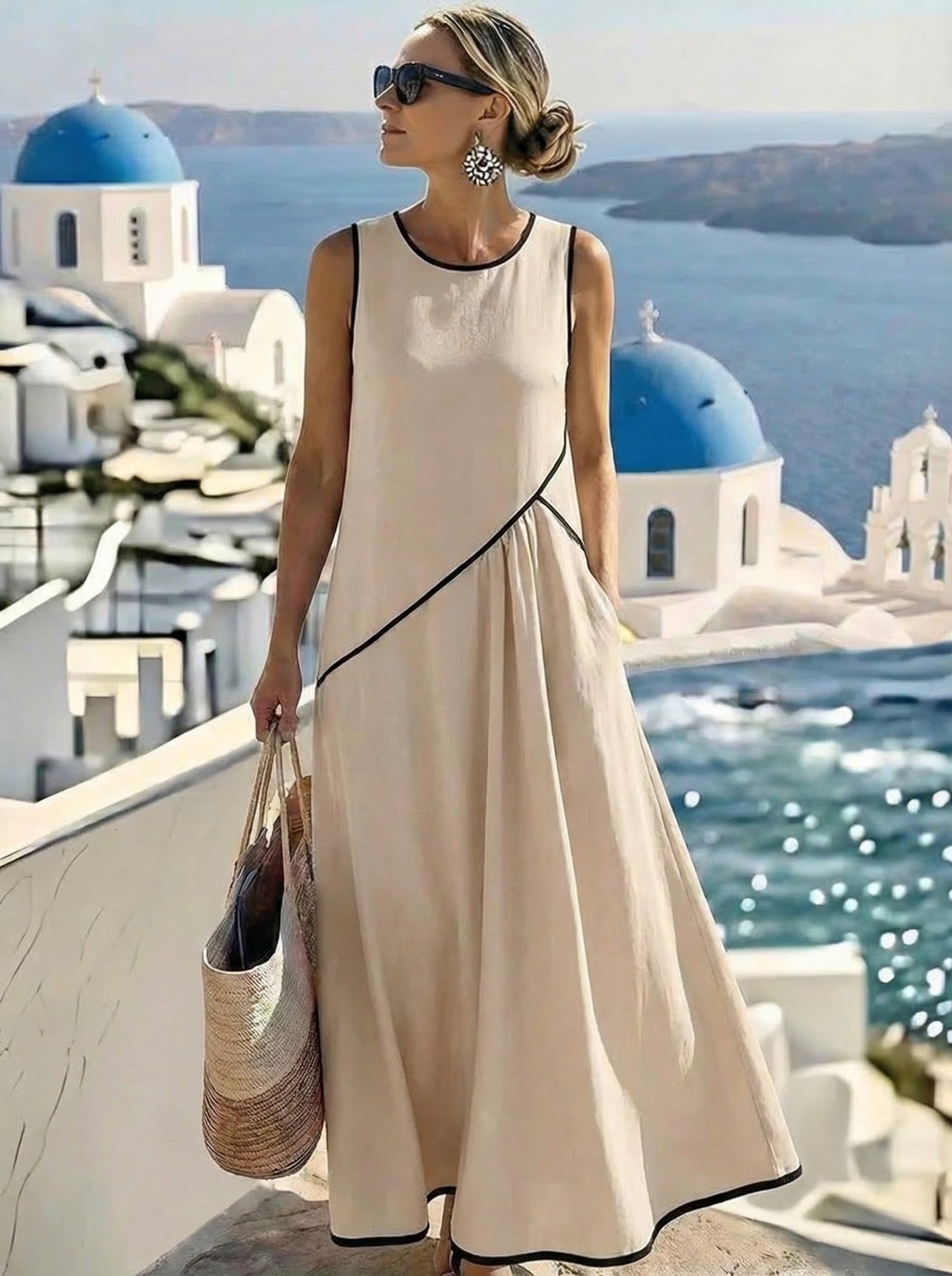 Lotte™ - Vestido de Verano a Rayas - Ligero, Fresco y de Moda