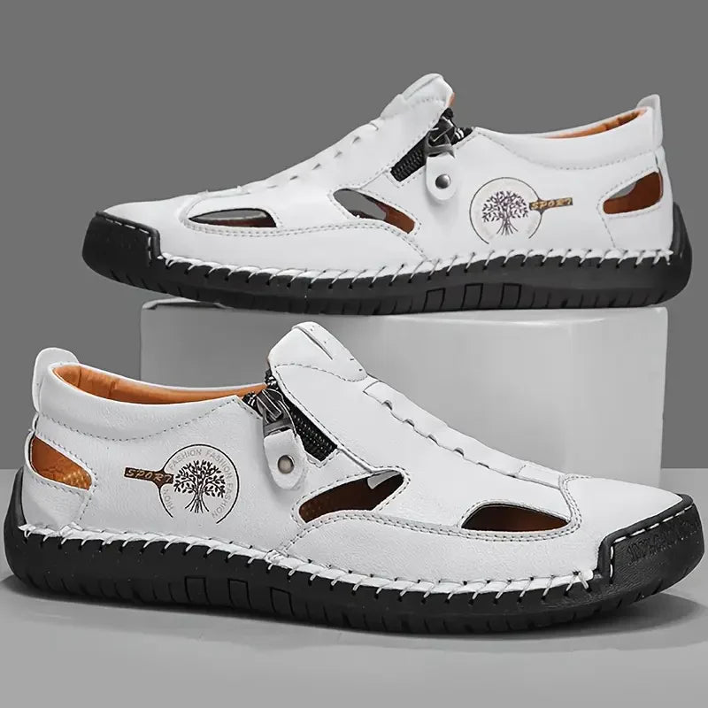 Valentino™ | Sandalias de Cuero Veraniegas