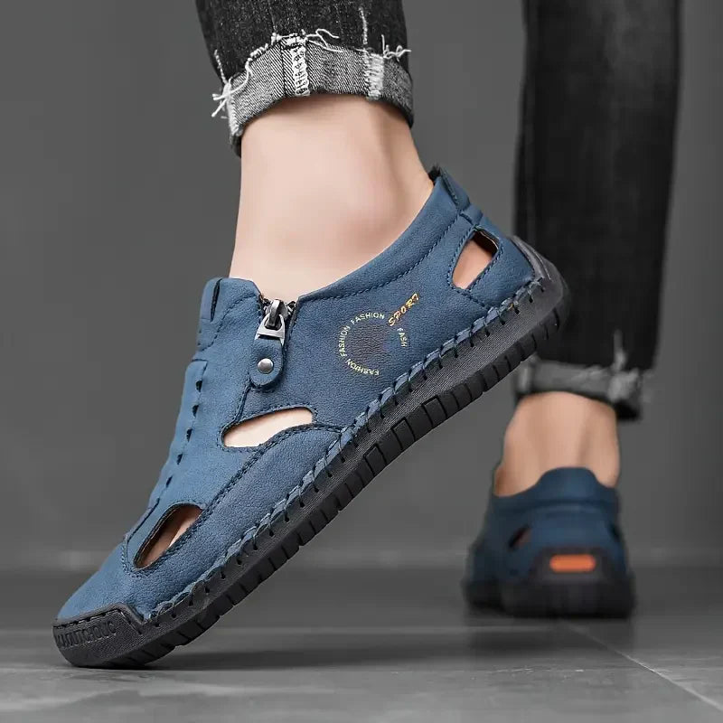 Valentino™ | Sandalias de Cuero Veraniegas