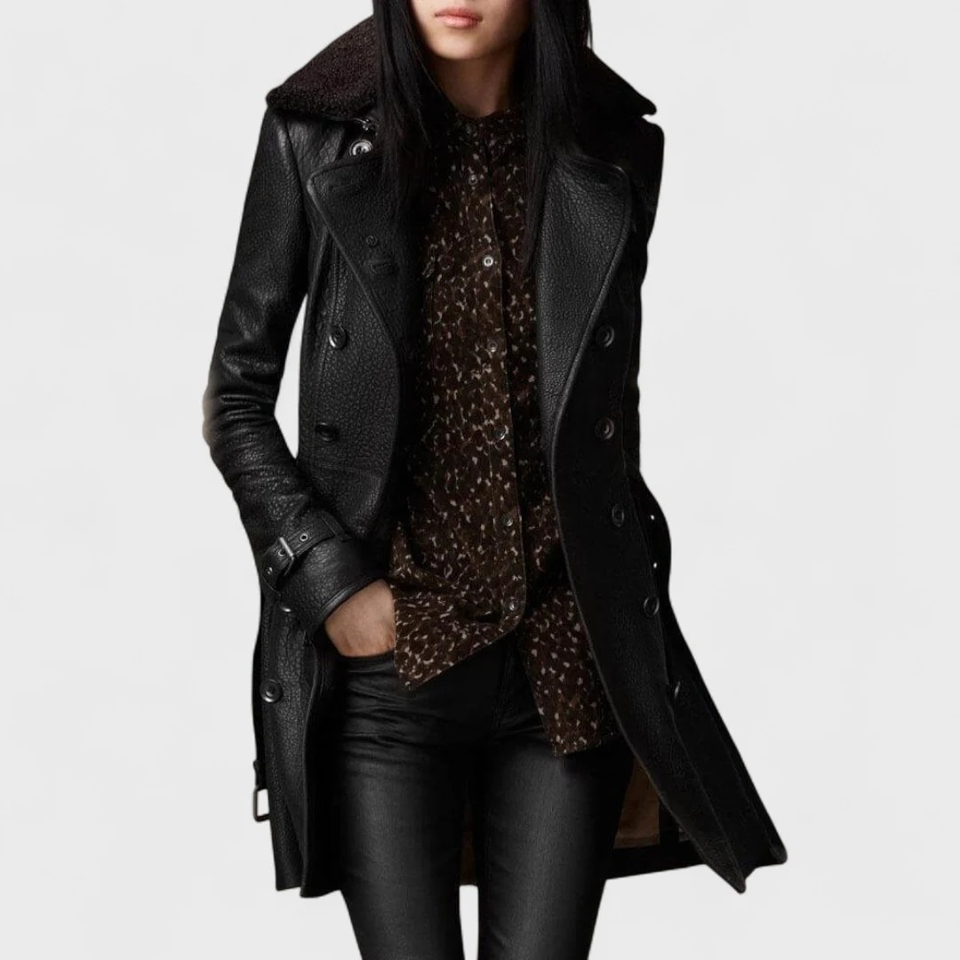 Bárbara - Chaqueta Elegante de cuero